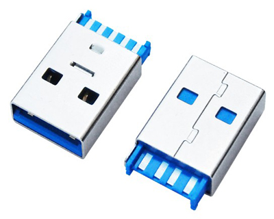 上海USB 3.0 AM 焊线 短体 一件式
