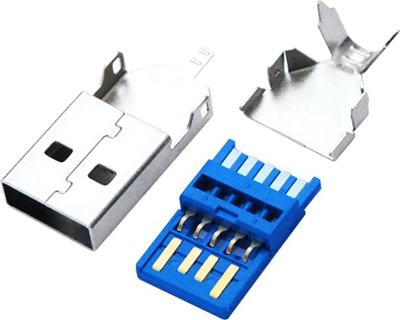 北京USB 3.0 AM 焊线 短体 三件式