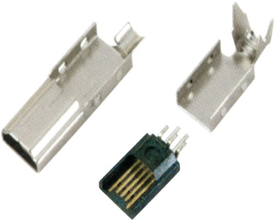 深圳MINI USB 5M A TYPE 焊线 三件式