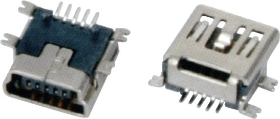 成都MINI USB 5F B TYPE SMT短体 7.70