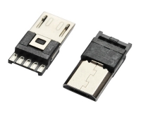MICRO USB 5M B TYPE 超薄焊线式 H=3.0